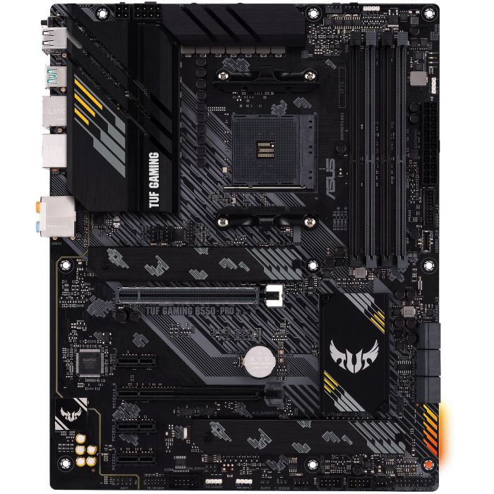 ASUS TUF GAMING B550-PRO AM4 PCIe 4.0 dual M.2 x16 SATA 6Gbps 2.5Gb Ethernet HDMI DisplayPort 1