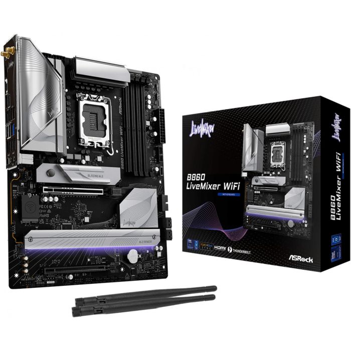 Placa Base ASRock B860 LIVEMIXER WiFi 0 Placa Base ASRock B860 LIVEMIXER WiFi 0