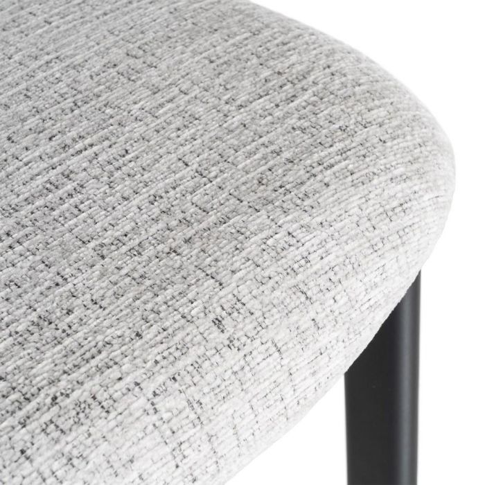 Silla Gris Tejido-Metal 50 X 47 X 81 cm