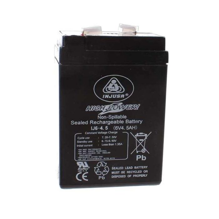 Injusa bateria recargable 6v 4,2ah 1 Injusa bateria recargable 6v 4,2ah 1