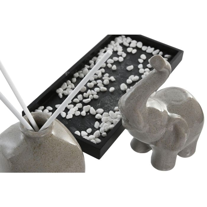 Ambientador Mikado Oriental DKD Home Decor Blanco Gris 9 x 16 x 20 cm Set de 2 (6 Unidades) 2 Ambientador Mikado Oriental DKD Home Decor Blanco Gris 9 x 16 x 20 cm Set de 2 (6 Unidades) 2