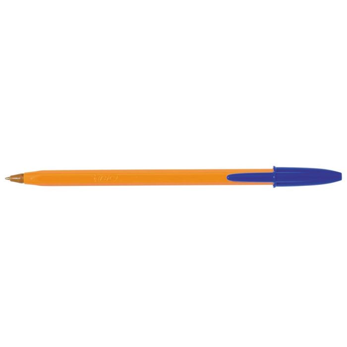 Bic Bolígrafo Naranja Original Fine Azul Caja 20 Ud 1