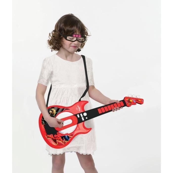 MIRACULOUS - Guitarra electrónica luminosa con gafas equipada con micrófono 4 MIRACULOUS - Guitarra electrónica luminosa con gafas equipada con micrófono 4