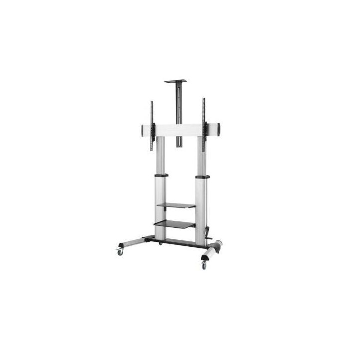 Aisens FT100TE-125 Soporte de Suelo PRO Inclinable -10/+5º con Ruedas, Manivela Ajuste Altura TV 60-100" 100kg, VESA 1000x600mm 2 Aisens FT100TE-125 Soporte de Suelo PRO Inclinable -10/+5º con Ruedas, Manivela Ajuste Altura TV 60-100" 100kg, VESA 1000x600mm 2