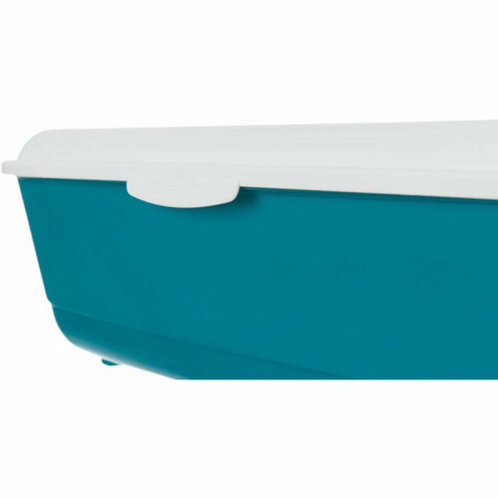 Arenero para Gatos Trixie Classic Azul Blanco Plástico 37 × 15 × 47 cm 5
