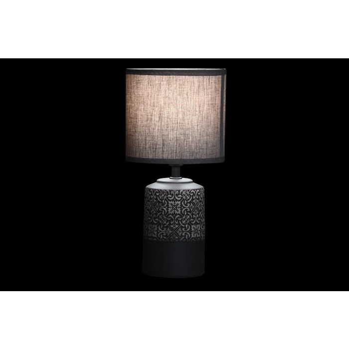 DKD Home Decor Lámpara Sobremesa Moderno Marrón Oscuro Azul 15 x 32 x 15 cm (2 Unidades) 3