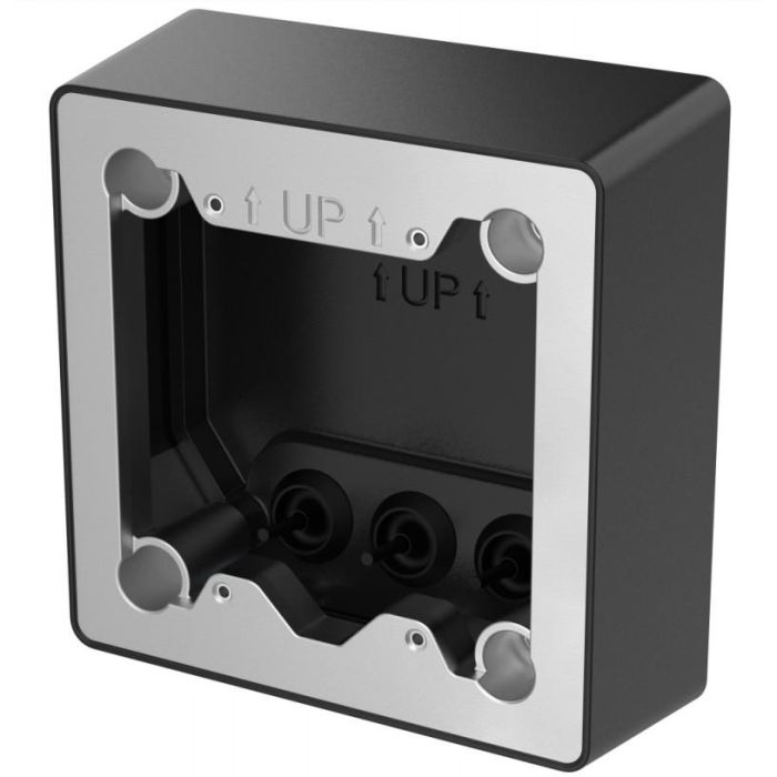 Axis Caja trasera TI8602 para videoportero IP, montaje de panel exterior, robusta IK10 e IP69