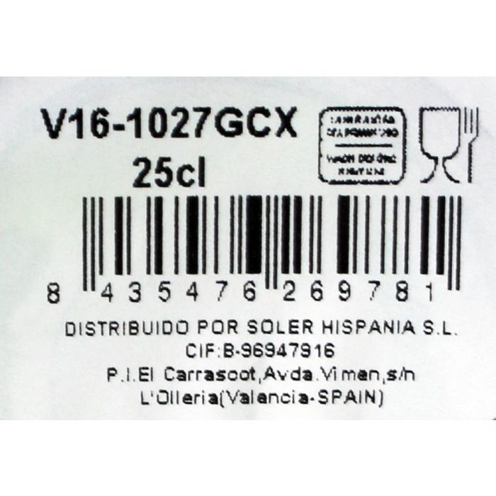 Duralex Vaso Picardie Verde 25 cm 7 Duralex Vaso Picardie Verde 25 cm 7