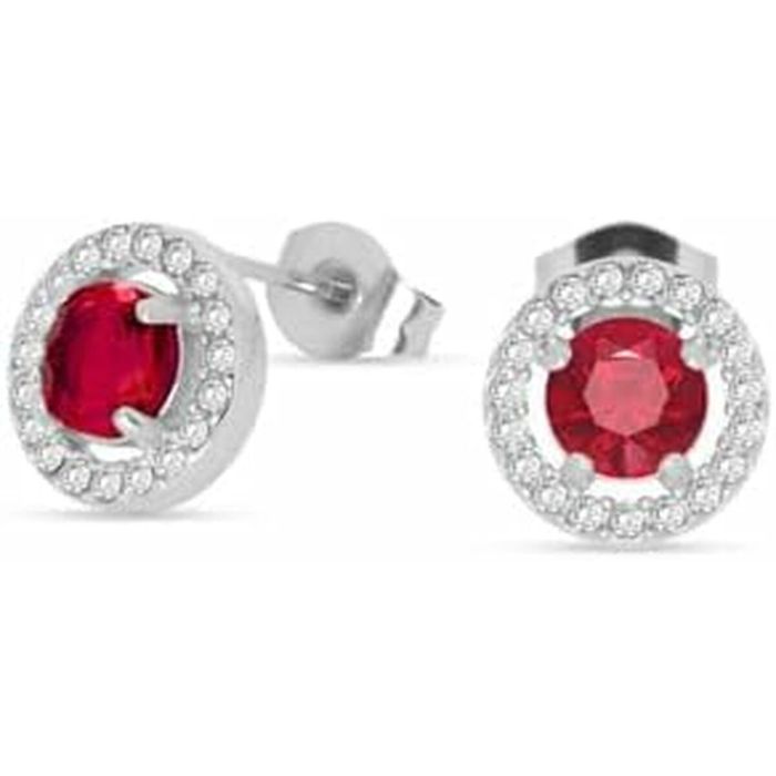 Pendientes Mujer LIU JO LJ2270 Plateado Rojo 1 Pendientes Mujer LIU JO LJ2270 Plateado Rojo 1