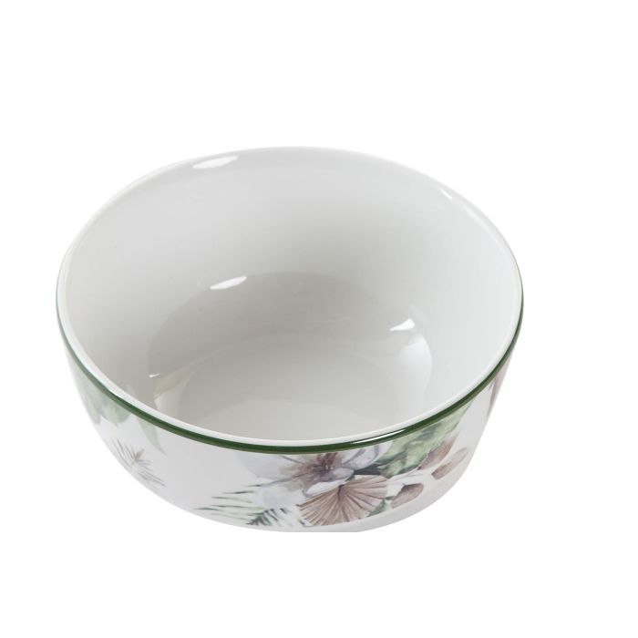 DKD Home Decor Bol Tropical Verde Marron Porcelana 13.5x6.5x13.5cm Apto Microondas y Lavavajillas (12 Unidades) 2 DKD Home Decor Bol Tropical Verde Marron Porcelana 13.5x6.5x13.5cm Apto Microondas y Lavavajillas (12 Unidades) 2