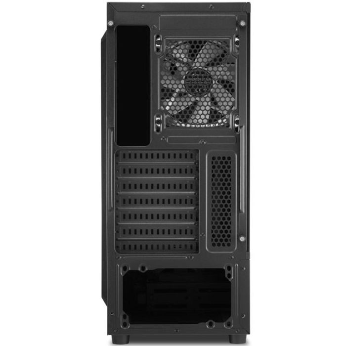 Sharkoon SK3 RGB Semitorre ATX Negra con Panel Frontal Fibra de Carbono, Lateral Cristal Templado y Ventilador LED RGB 120mm 2