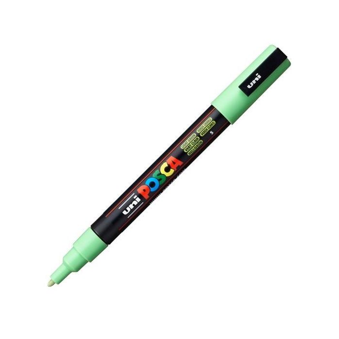 Posca Marcador Pc-3M Punta Cónica 0,9 - 1,3 mm Verde Claro Posca Marcador Pc-3M Punta Cónica 0,9 - 1,3 mm Verde Claro
