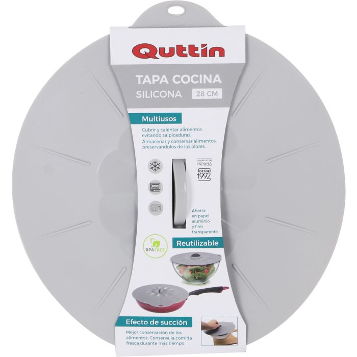 Tapa para Sartén Quttin Silicona (28 x 2,3 cm) 1
