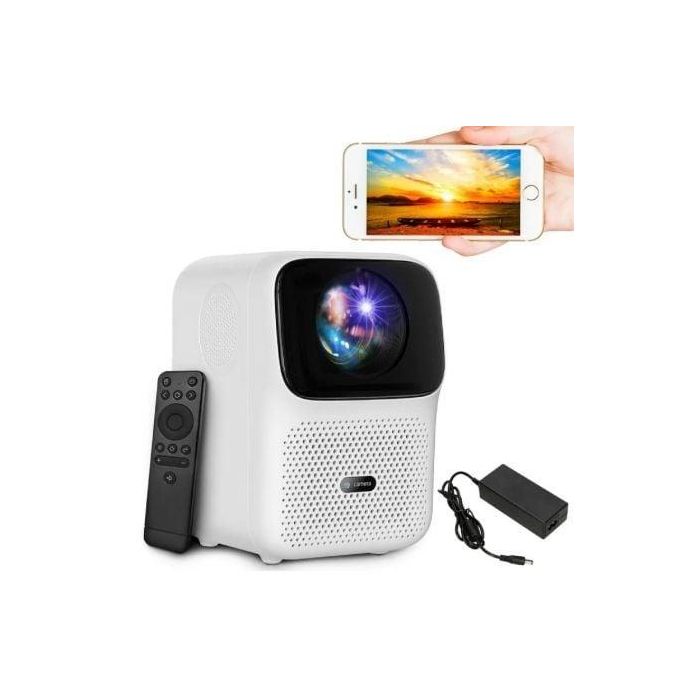 Proyector Portátil Wanbo T4/ 450 Lúmenes/ Full HD/ HDMI/ Bluetooth/ WiFi/ Blanco 2 Proyector Portátil Wanbo T4/ 450 Lúmenes/ Full HD/ HDMI/ Bluetooth/ WiFi/ Blanco 2