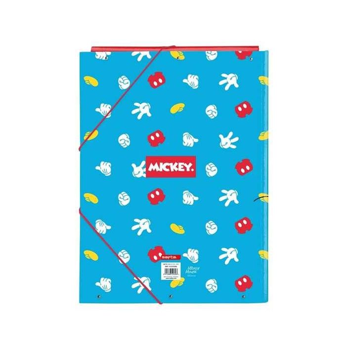 Carpeta Safta Gomas Folio Tres Solapas Mickey Mouse Fantastic 25x260x335 mm 1 Carpeta Safta Gomas Folio Tres Solapas Mickey Mouse Fantastic 25x260x335 mm 1