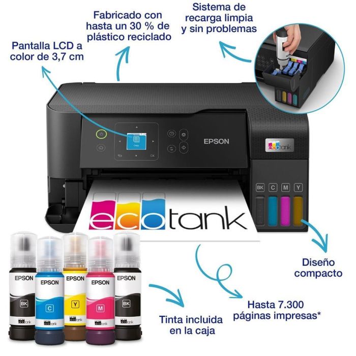 Ecotank Et - 2840 Inyeccin De Tinta A4 1 Ecotank Et - 2840 Inyeccin De Tinta A4 1