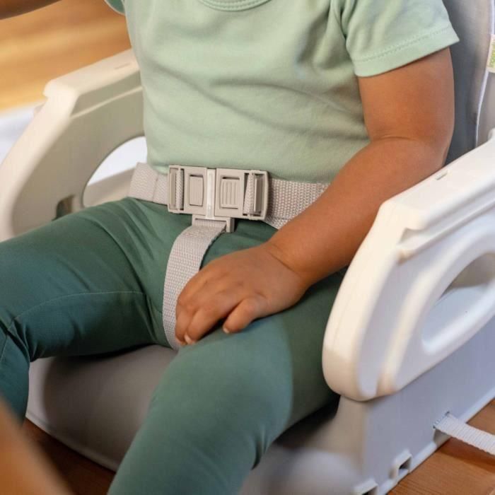 Ingenuity ING0074451169838 Asiento elevador Deluxe gris plegable, portátil con bandeja y correas incluidas 3 Ingenuity ING0074451169838 Asiento elevador Deluxe gris plegable, portátil con bandeja y correas incluidas 3