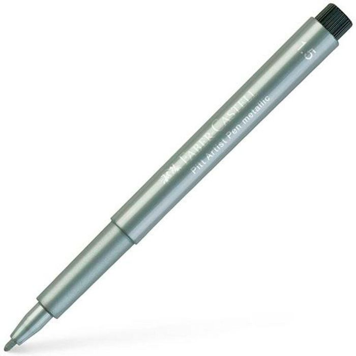 Rotuladores Faber-Castell Pitt Artist Metalizado Plateado (10 Unidades) 1 Rotuladores Faber-Castell Pitt Artist Metalizado Plateado (10 Unidades) 1