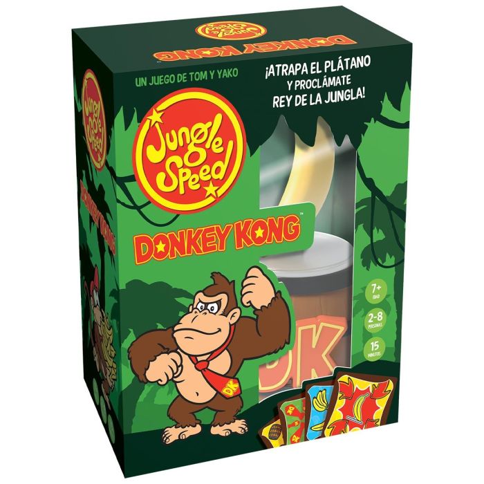 Asmodee Jsecodk01Es Jungle Speed Donkey Kong - Edición del clásico juego de mesa para +7 años