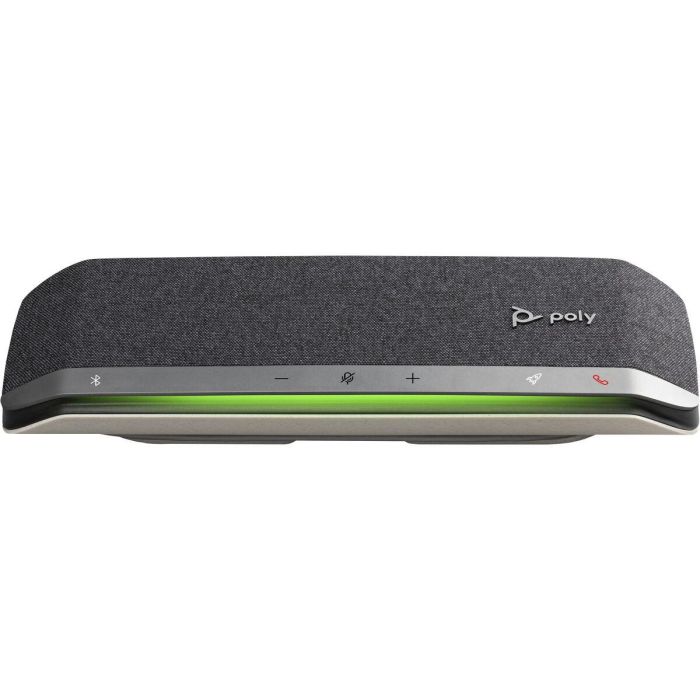 HP Poly Sync 40+ Konferenz Lautsprecher Altavoz manos libres Bluetooth USB-A y USB-C Negro/Plata para PC/Móvil