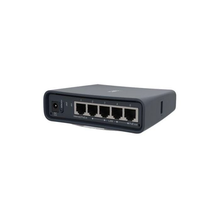 Mikrotik hAP ac lite tower Router WiFi Dual Band 2.4/5GHz con Puerto Ethernet LAN 10/100 Mbps y Energía sobre Ethernet PoE Negro 1