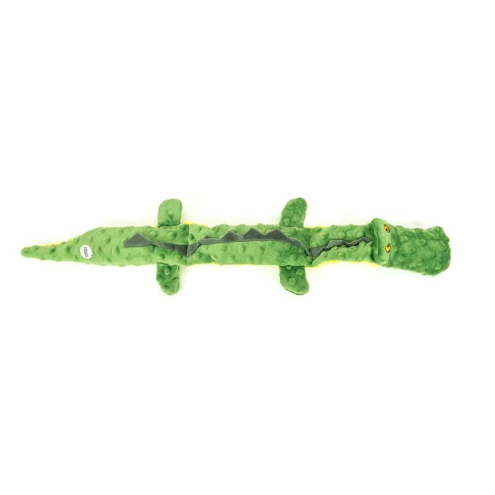 Gloria Peluche Cocodrilo Alargado con Squeaker para Perros 1