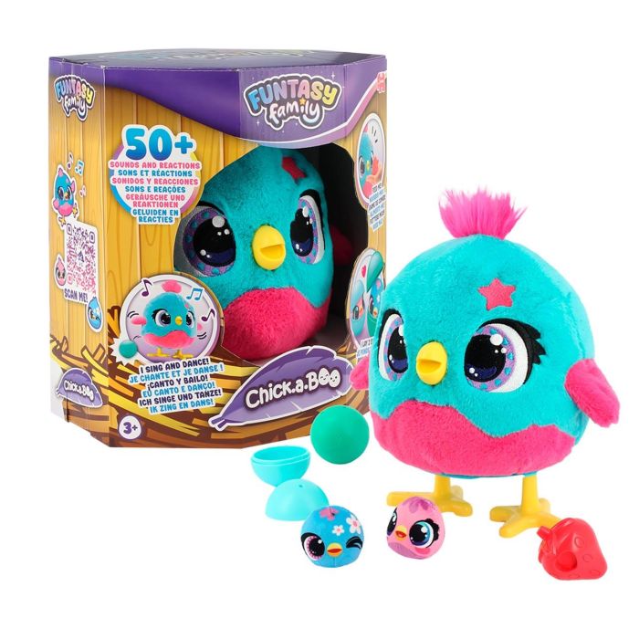 Diset Funtasy Family Chick-A-Boo Peluche Interactivo Mamá Gallina Incuba Huevos, Pollitos, Sonidos. Incluye 2 Huevos y 2 Pollitos. Edad 3+ 0 Diset Funtasy Family Chick-A-Boo Peluche Interactivo Mamá Gallina Incuba Huevos, Pollitos, Sonidos. Incluye 2 Huevos y 2 Pollitos. Edad 3+ 0