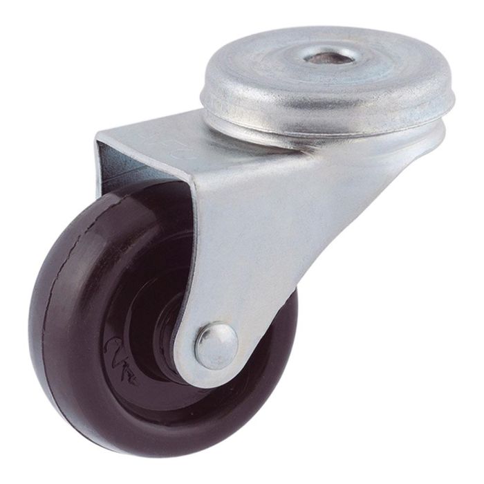 Rueda pasador ø40mm (rueda) polipropileno negro cr23939 afo Rueda pasador ø40mm (rueda) polipropileno negro cr23939 afo