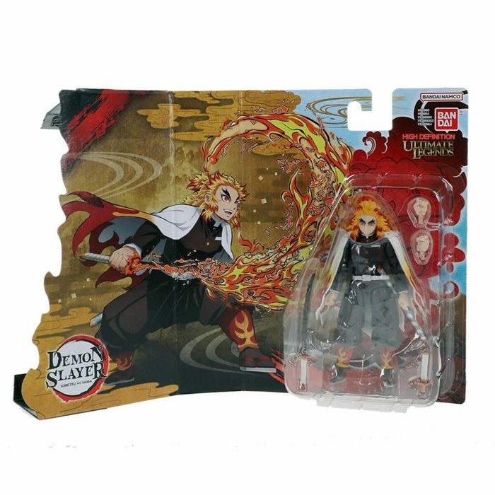 Bandai BAN1736489429386 Figura articulada Ultimate Legends HD Demon Slayer Kyojuro Rengoku 12 cm 11