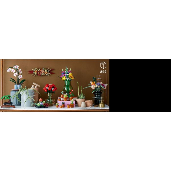 Lego Botanical Collection Ramo De Rosas - 822 Piezas - Set de Construcción para Adultos 4
