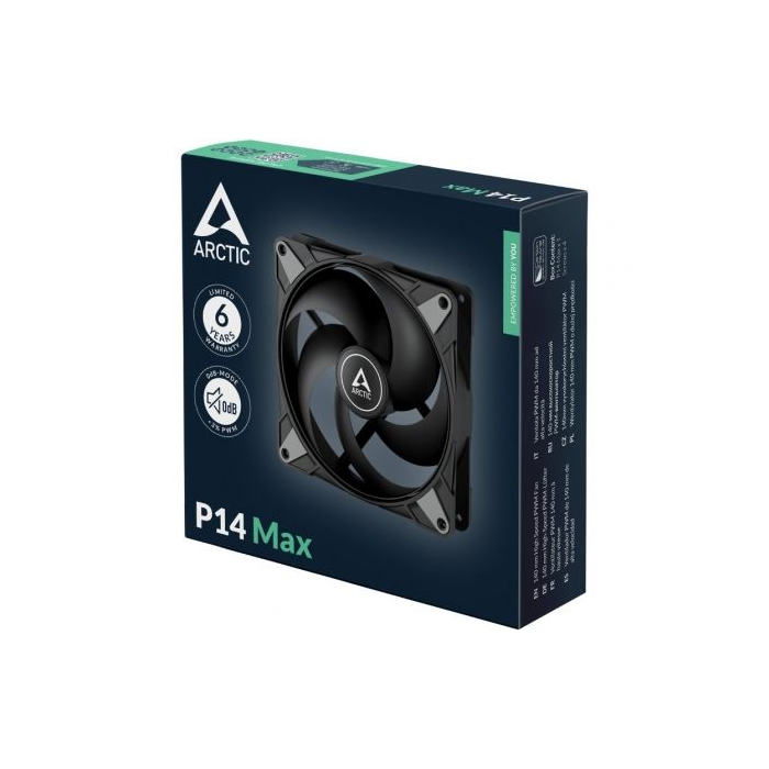 Ventilador Arctic P14 Max/ 14cm/ Negro 4