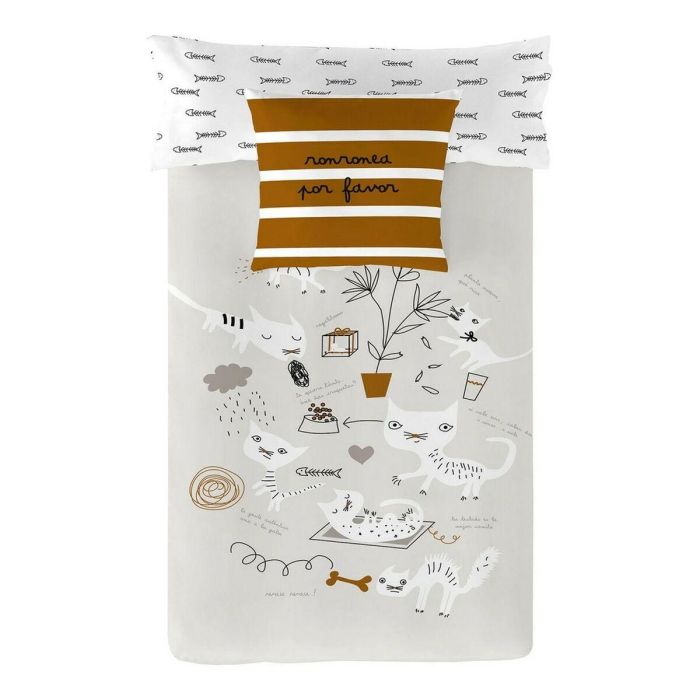 Funda Nórdica Panzup Cats Cama de 180/190 (260 x 220 cm) 2 Funda Nórdica Panzup Cats Cama de 180/190 (260 x 220 cm) 2