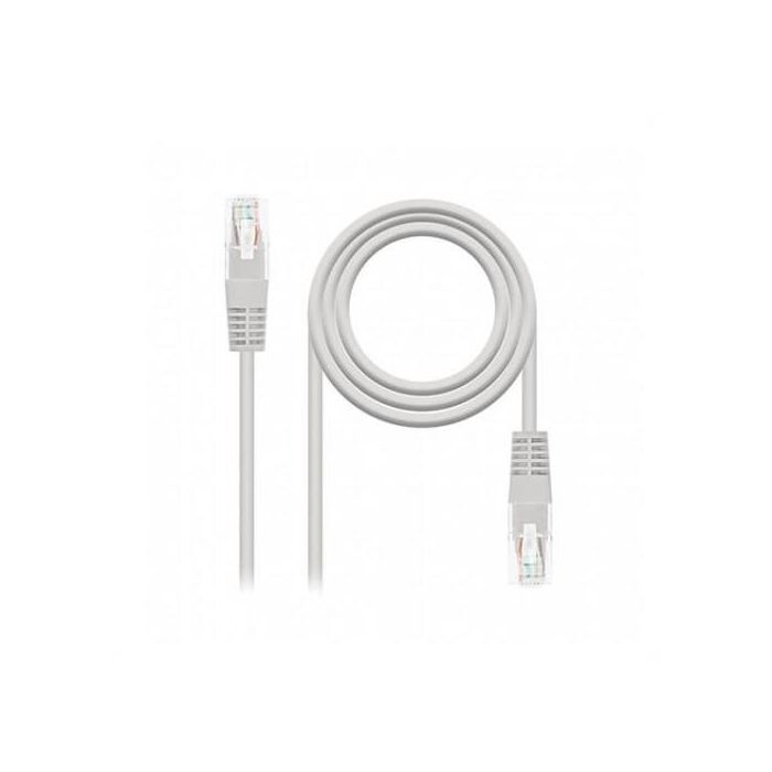 Nanocable 10.20.0110 Cable de Red Ethernet RJ45 UTP Cat.5e para Conexión de Dispositivos - Latiguillo de 10 Metros, Color Gris 2 Nanocable 10.20.0110 Cable de Red Ethernet RJ45 UTP Cat.5e para Conexión de Dispositivos - Latiguillo de 10 Metros, Color Gris 2