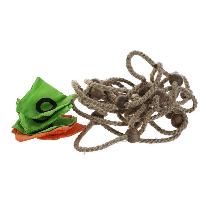 DKD Home Decor Juego 3 en Raya Gigante Natural Madera Fibra 25 x 6 x 30 cm 1