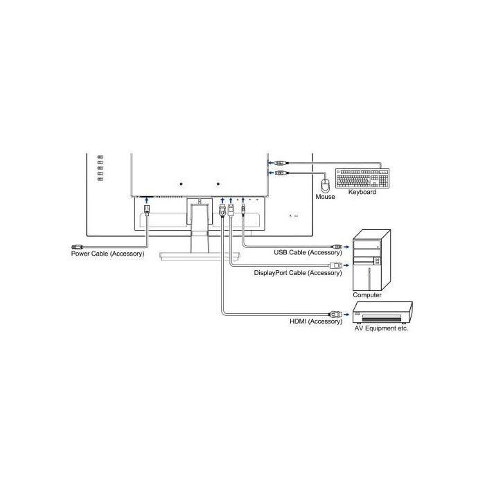 Iiyama Monitor ProLite XU2792QSU-B6 27" IPS WQHD 100Hz 0.4ms USB HDMI DisplayPort 11