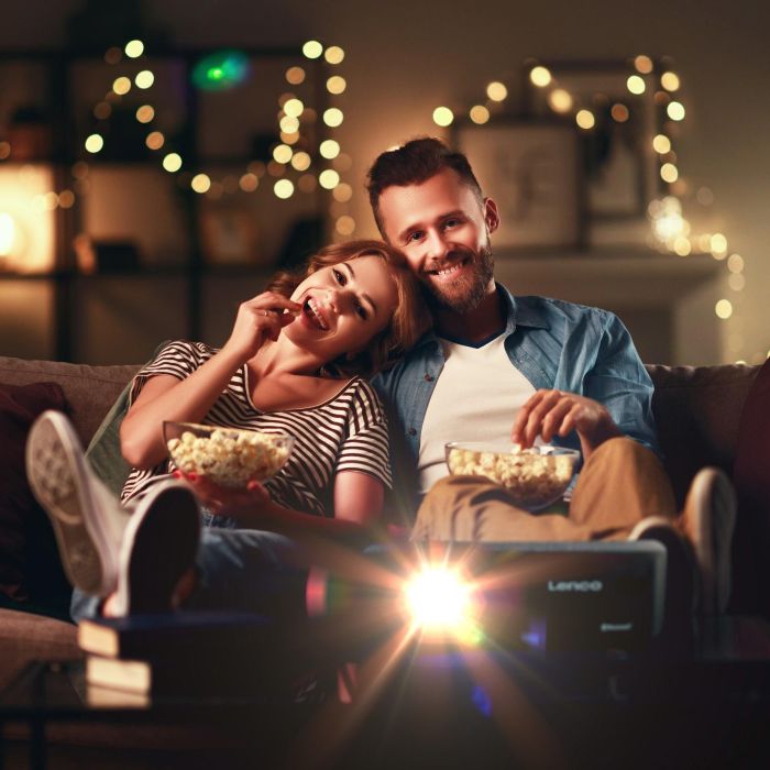 Lenco LPJ-700BKGY Proyector LED 1080p Full HD 4000 lúmenes LED Contraste 3000:1 Bluetooth Cine en Casa 11 Lenco LPJ-700BKGY Proyector LED 1080p Full HD 4000 lúmenes LED Contraste 3000:1 Bluetooth Cine en Casa 11
