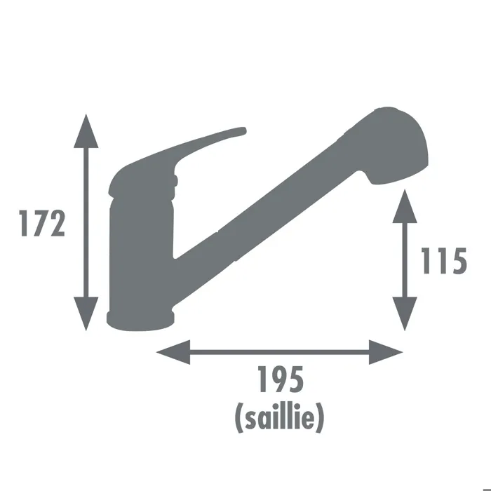 Edouard Rousseau ROU3047404051631 Mezclador de cocina Cromo 2