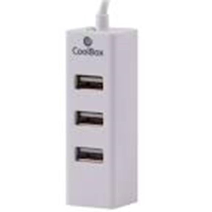 Coolbox Hub USB 2.0 4 Puertos, Distribuidor de Puertos USB, Plug & Play 2 Coolbox Hub USB 2.0 4 Puertos, Distribuidor de Puertos USB, Plug & Play 2
