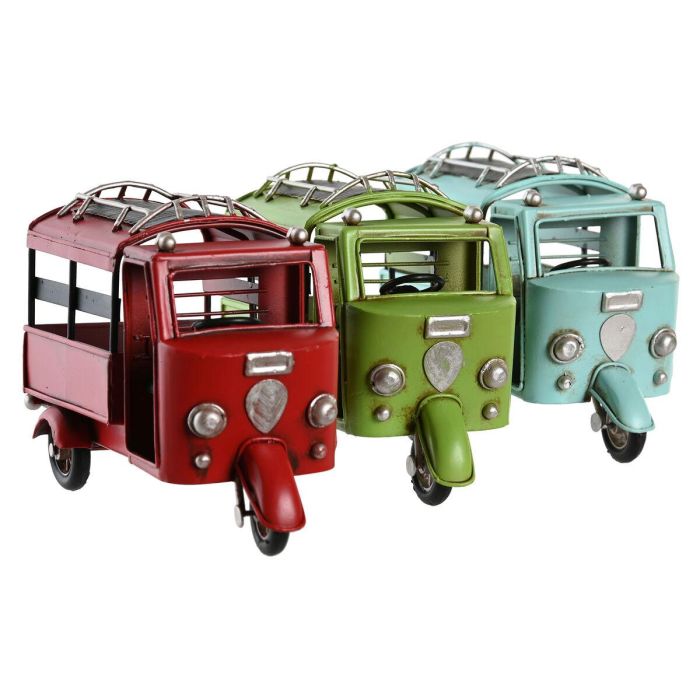 Figura Decorativa DKD Home Decor Rojo Verde Azul cielo Vintage 16 x 7 x 10 cm (3 Unidades) 1 Figura Decorativa DKD Home Decor Rojo Verde Azul cielo Vintage 16 x 7 x 10 cm (3 Unidades) 1