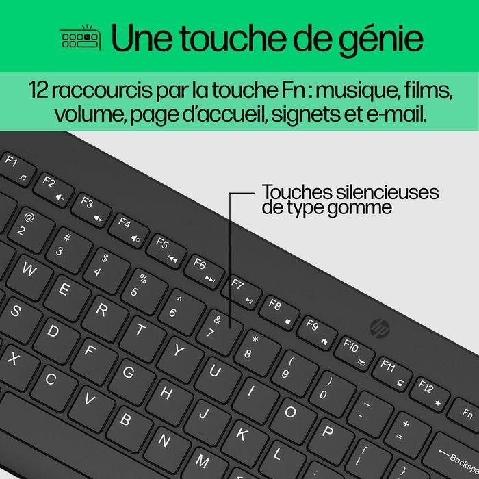 HP Combinación Teclado y Ratón Inalámbricos HP 330, Layout Internacional US, Cómodos y Precisos para Viajar 10