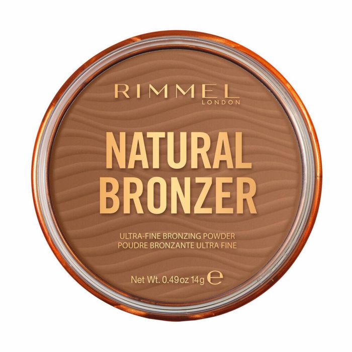 Rimmel London Natural Bronzer #003-sunset Polvos Bronceadores SPF15, Larga Duración, Resistente al Agua, Acabado Natural, 14g