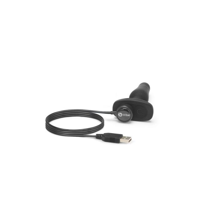 Plug anal con control remoto B-Vibe NOVICE Negro 6