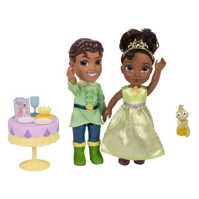 Muñeca Tiana + Naveen - Tiana y el Sapo Disney 15cm 1 Muñeca Tiana + Naveen - Tiana y el Sapo Disney 15cm 1