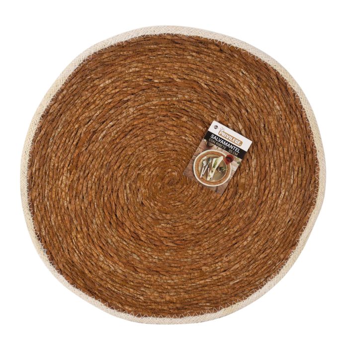 Privilege Salvamantel Seagrass Redondo con Ribete 35 cm (36 Unidades) 1