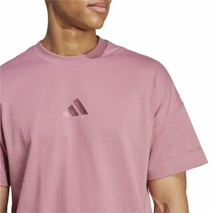 Camiseta de Manga Corta Hombre Adidas All Szn Rosa 1 Camiseta de Manga Corta Hombre Adidas All Szn Rosa 1