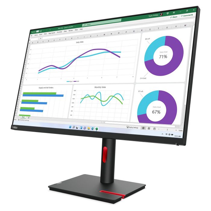 Lenovo ThinkVision T32h-30 Monitor 31.5" QHD (2560x1440) IPS USB-C 90W 6