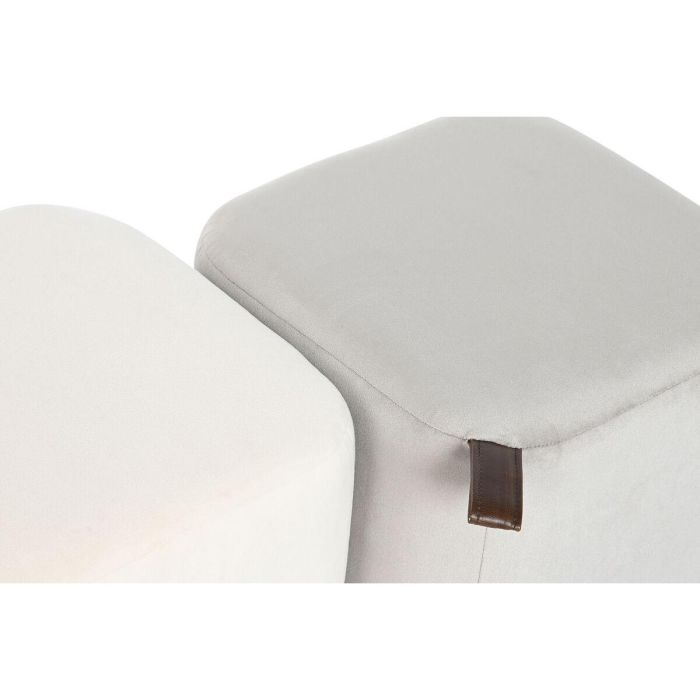 Reposapiés DKD Home Decor Amarillo Azul Beige Gris Scandi 35 x 35 x 35 cm (2 Unidades) 1 Reposapiés DKD Home Decor Amarillo Azul Beige Gris Scandi 35 x 35 x 35 cm (2 Unidades) 1