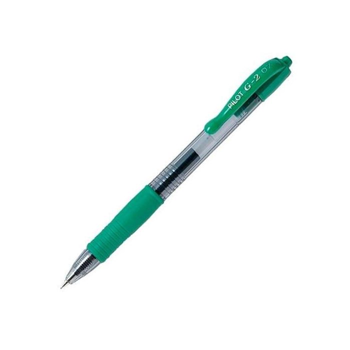 Pilot Bolígrafo de Gel G-2 0.7 mm Retráctil Verde
