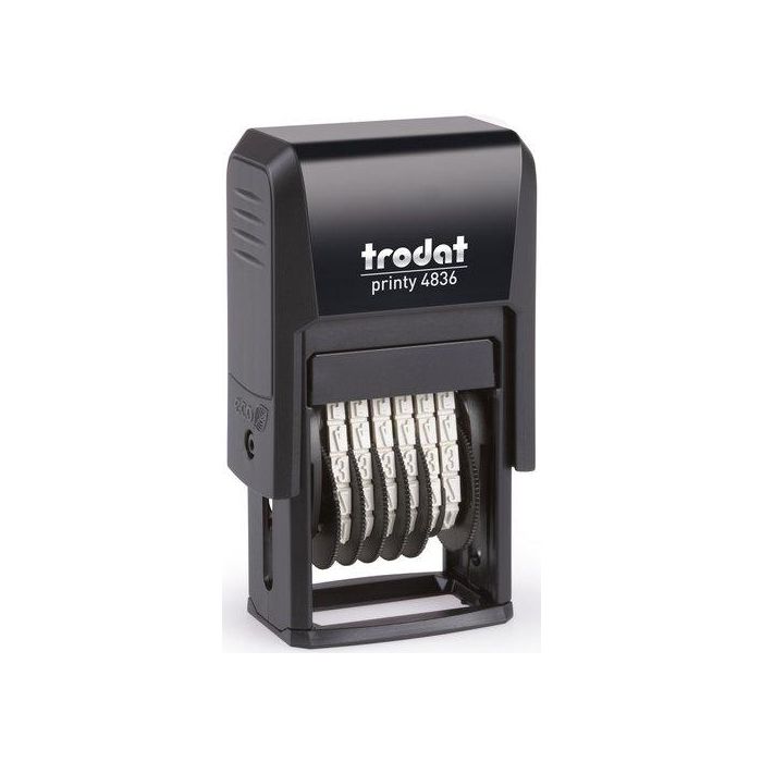 Numerador Ent.Aut. Trodat Printy 4836 (3.8 Mm. 6 Bandas)