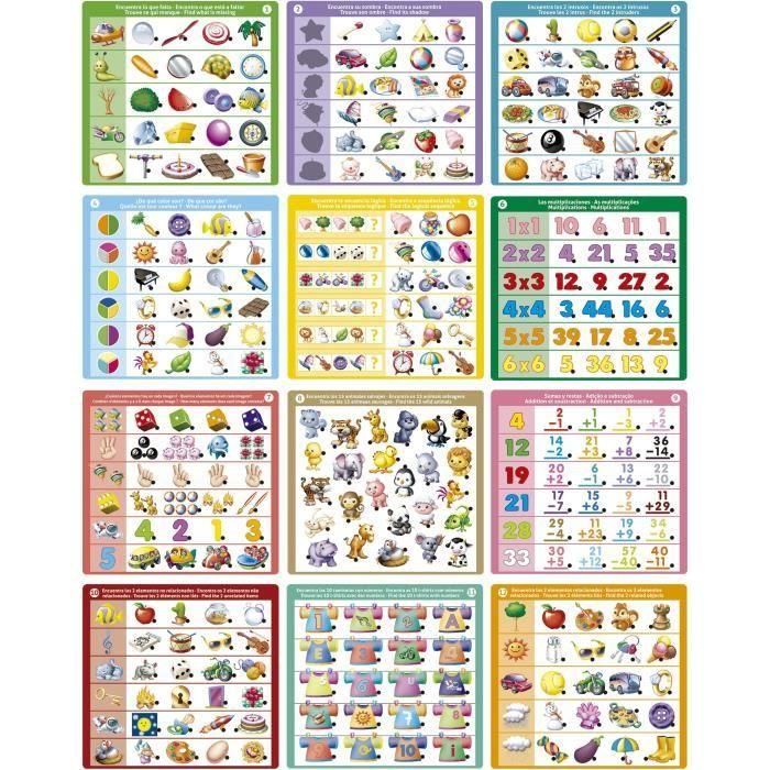 Educa EDU8412668203938 Juego Educativo Logic - 90 Preguntas, 12 Temas, Formato Libro - A partir de 3 años 3 Educa EDU8412668203938 Juego Educativo Logic - 90 Preguntas, 12 Temas, Formato Libro - A partir de 3 años 3